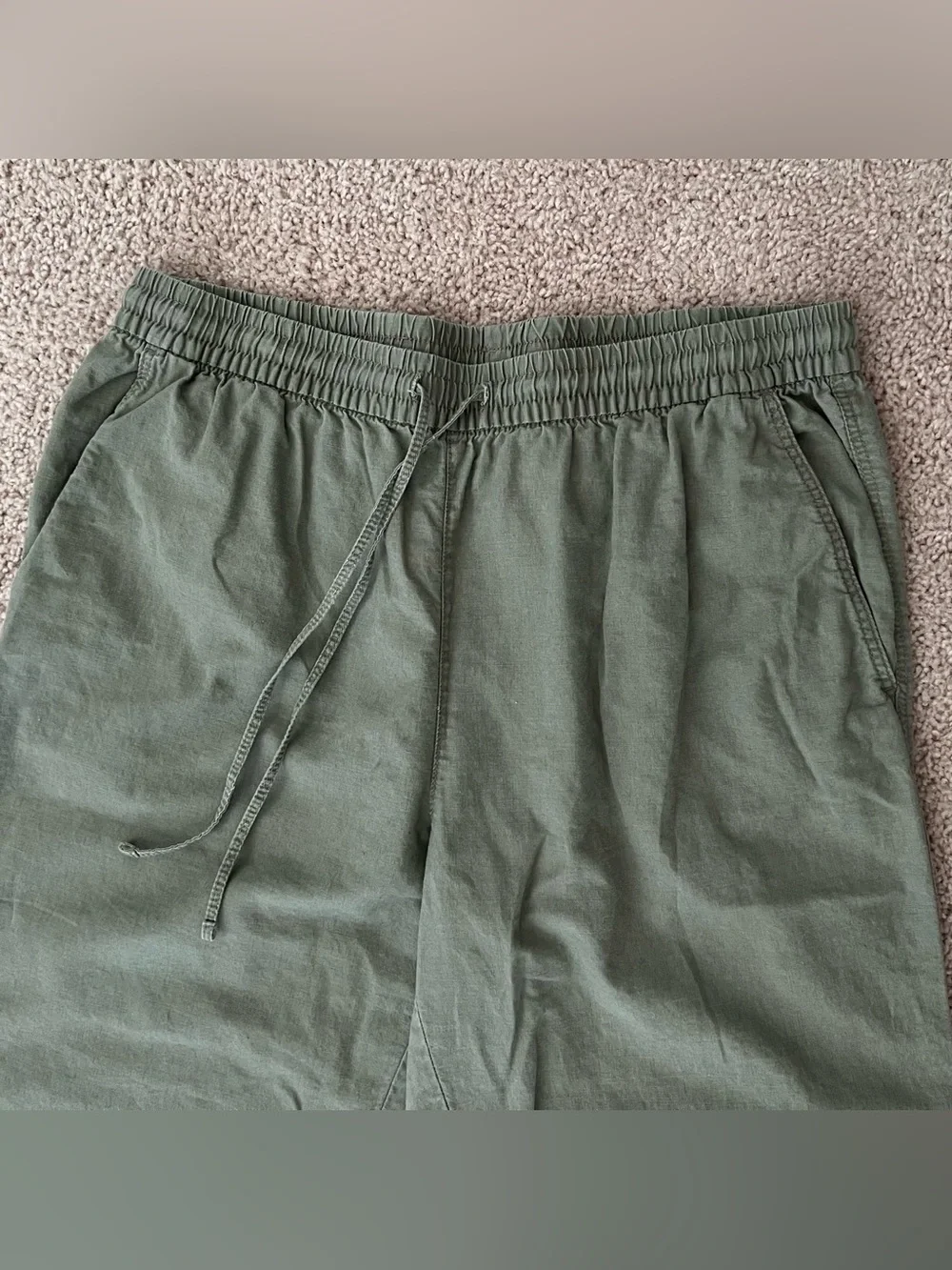 Linen-Cotton Blend Summer Pants